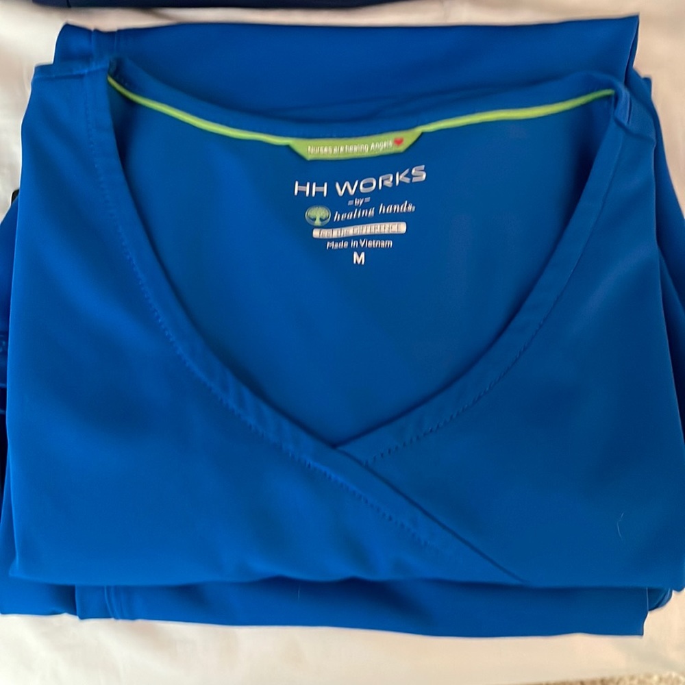 Royal blue scrubs